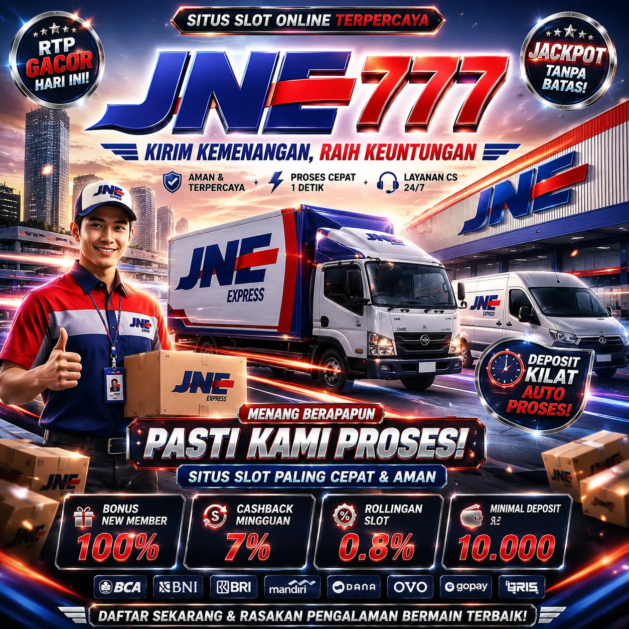 JNE777 Banner